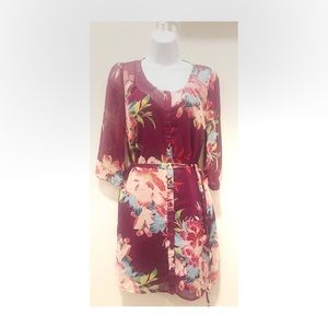 Express Floral Dress XS